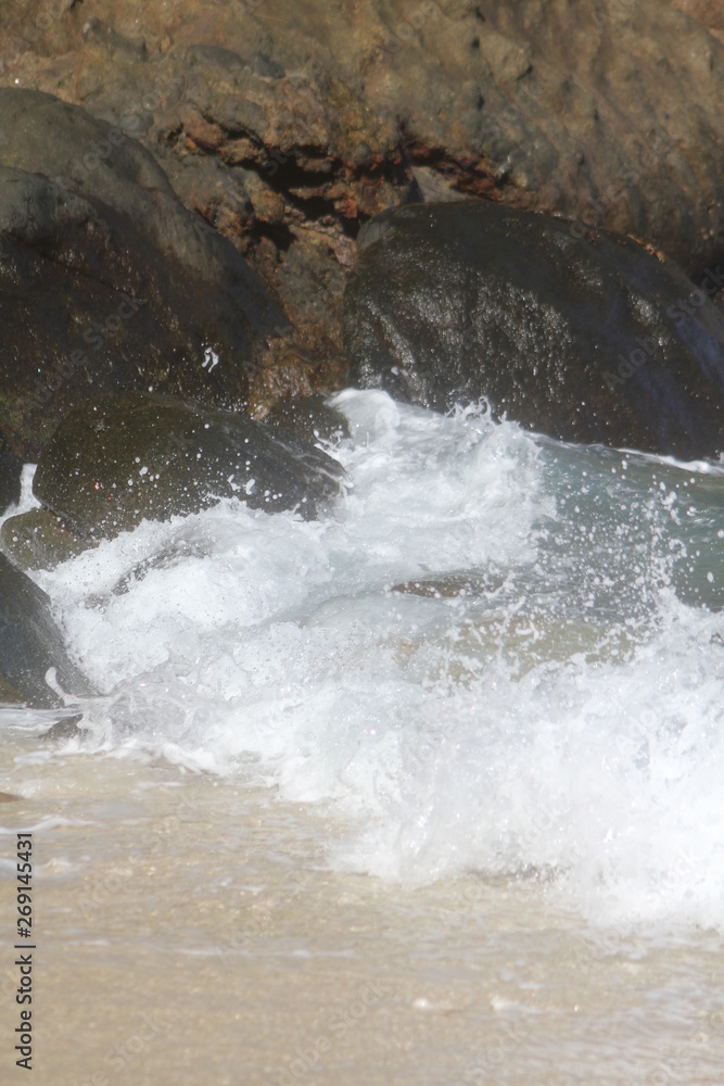 Obraz premium seychelles private island beach