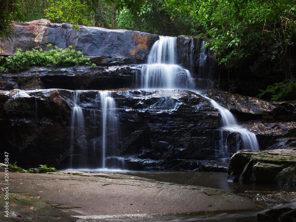 Obraz premium waterfall in the forest