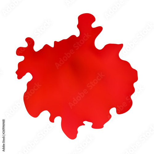 Blood stain.