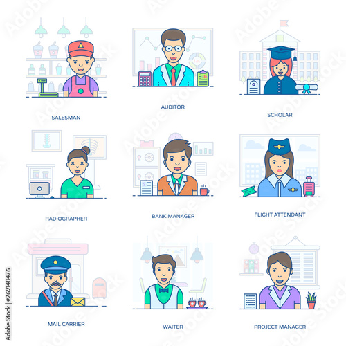 Professional People Icons Bundle