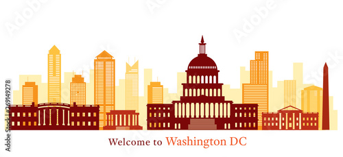 Washington DC, Landmarks, Skyline and Skyscraper