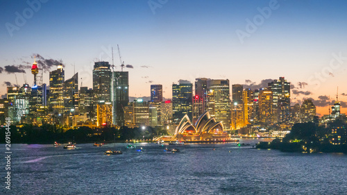 Sydney Skyline at Sunset