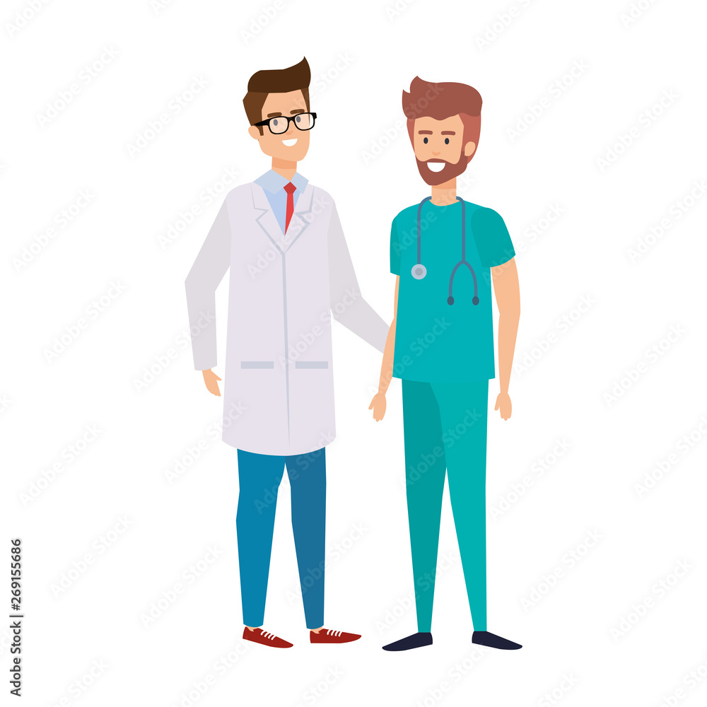 professionals doctor and surgeon characters professionals doctor and surgeon characters