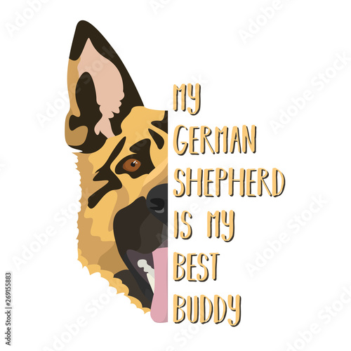 Bester Freund Schäferhund