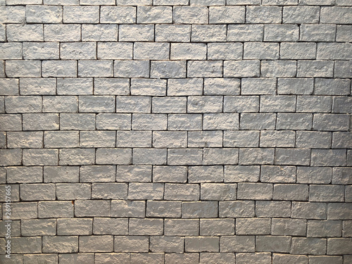 white brick wall with studio light .background and Textured. vintage style 
