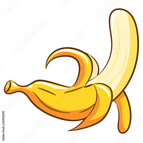 banana vector graphic design cartoon