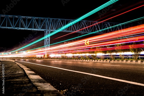 Photography Long exposure photograph of Indian national highway