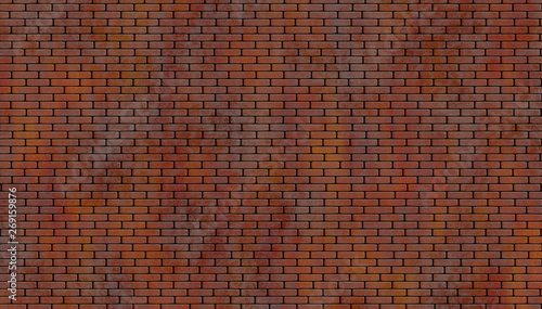 rusty industrie metal bricks wall