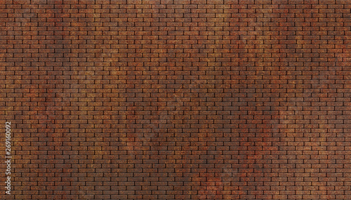 rusty industrie metal brick wall