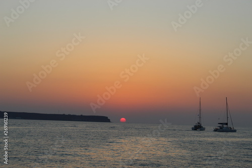 sailboat at sunset © vanessa
