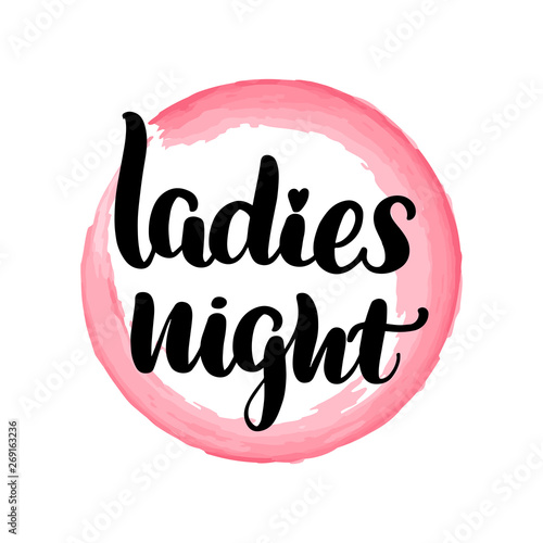lettering ladies night