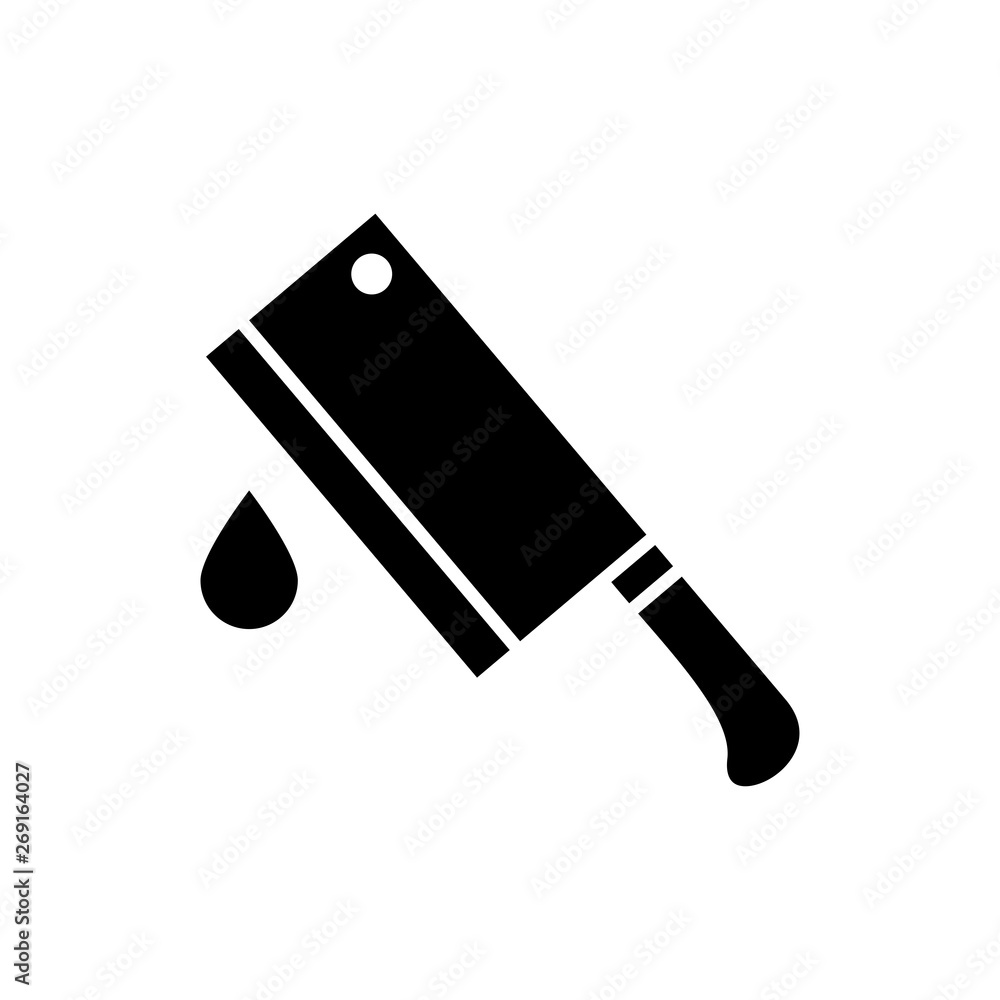 Butcher knife icon Butcher knife icon