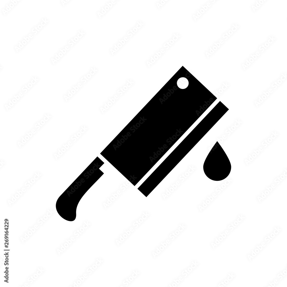 Butcher knife icon Butcher knife icon