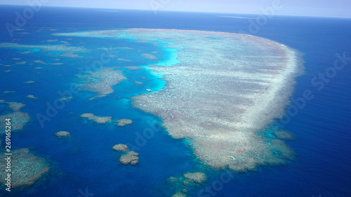 空撮　グレートバリアリーフ