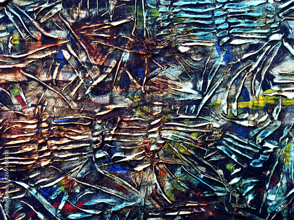 Colorful oil painting hand draw abstract background Colorful oil painting hand draw abstract background