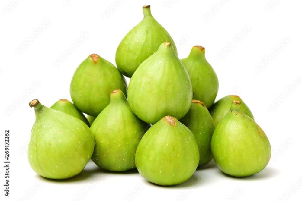 Ripe figs on a white background Ripe figs on a white background