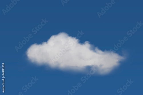 Cloud in the blue sky © krsprs