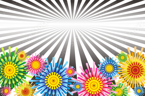  #Background #wallpaper #Vector #Illustration #design #art #free #freesize #charge_free effect line,concentration line,manga,comic,speed line イラスト背景壁紙,打ち上げ花火,花火大会,夏祭り,スターマイン,無料素材,セールスポスター,チラシ,