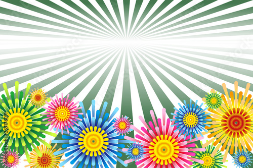  #Background #wallpaper #Vector #Illustration #design #art #free #freesize #charge_free effect line,concentration line,manga,comic,speed line イラスト背景壁紙,打ち上げ花火,花火大会,夏祭り,スターマイン,無料素材,セールスポスター,チラシ,