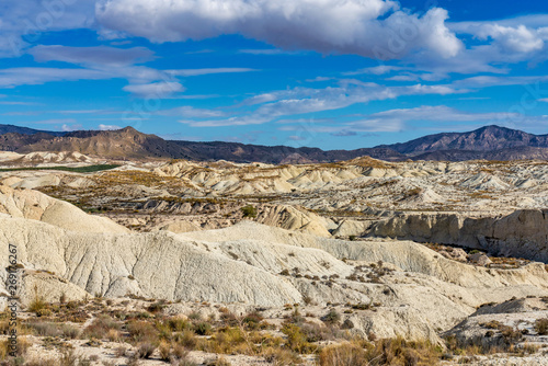 The Badlands of Abanilla and Mahoya near Murcia in Spain