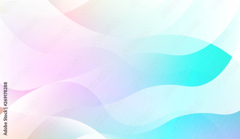 Abstract Wavy Background. For Futuristic Ad, Booklets. Vector Illustration with Color Gradient. Abstract Wavy Background. For Futuristic Ad, Booklets. Vector Illustration with Color Gradient.