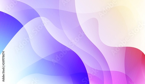 Hologram Gradient Geometric Wave Shape. Abstract background. For Template Cell Phone Backgrounds. Vector Illustration.