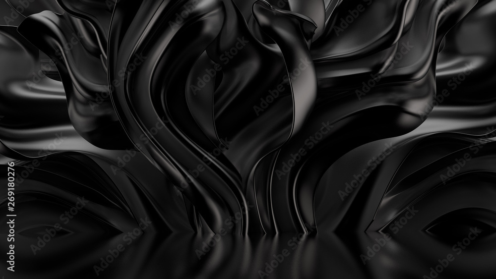 Elegant, luxury silk background. 3d illustration, 3d rendering. Elegant, luxury silk background. 3d illustration, 3d rendering.