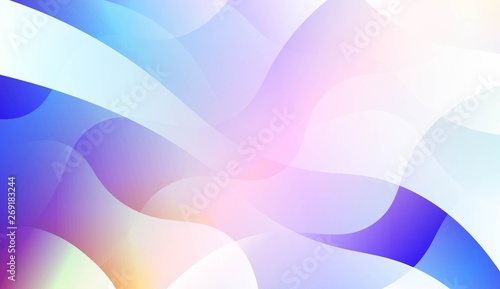 Geometric Wave Shape with Colorful Gradient Color Background Wallpaper. For Your Design Ad  Banner  Cover Page. Vector Illustration.