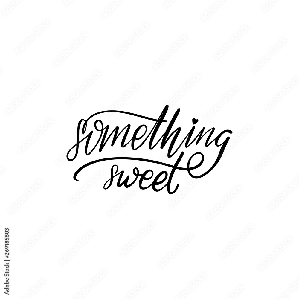 lettering something sweet
