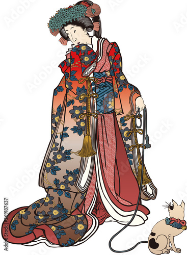 浮世絵　女性　その30