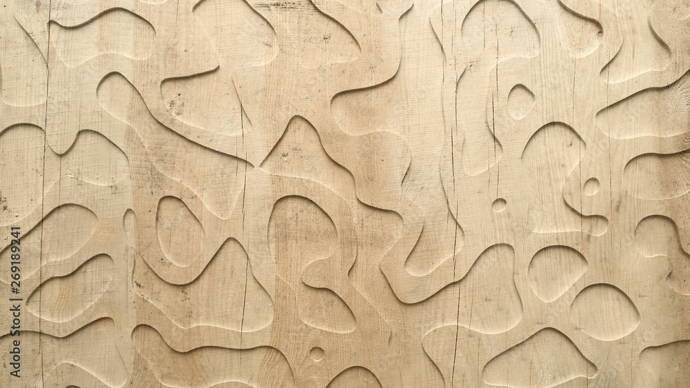 Abstract texture. Relief, shape, wood, stone. 3d illustration, 3d rendering. Abstract texture. Relief, shape, wood, stone. 3d illustration, 3d rendering.