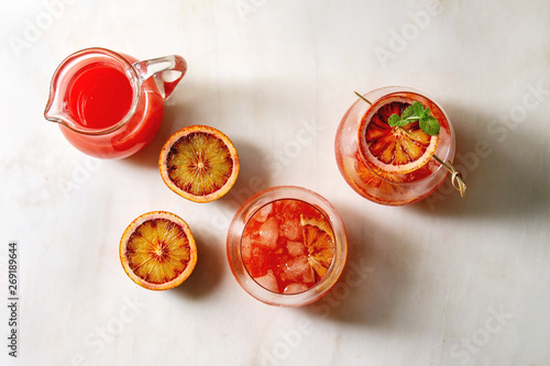Blood orange cocktail