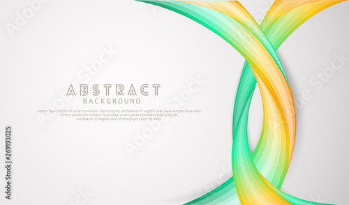 Waving elegance abstract background with dynamic gradation color