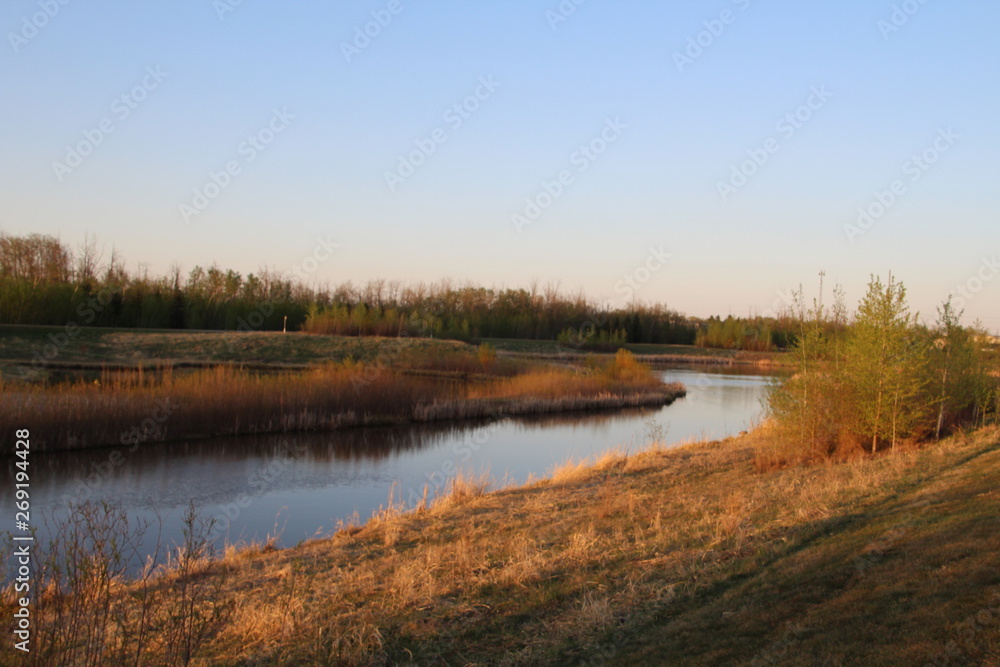 Evening At The Wetlands, Pylypow Wetlands, Edmonton, Alberta