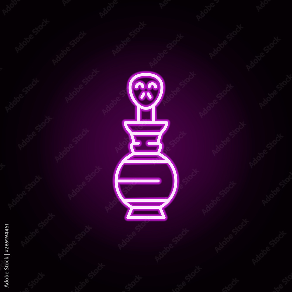 Indian snake neon icon. Elements of india set. Simple icon for websites, web design, mobile app, info graphics Indian snake neon icon. Elements of india set. Simple icon for websites, web design, mobile app, info graphics