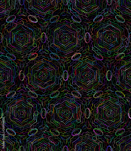 seamless color lines background.