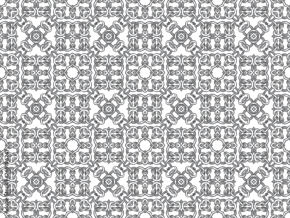 White net on black background. seamless pattern White net on black background. seamless pattern