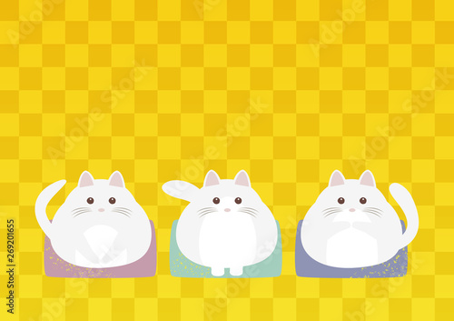 もちっぽい猫　猫好きさんへの年賀状にも最適