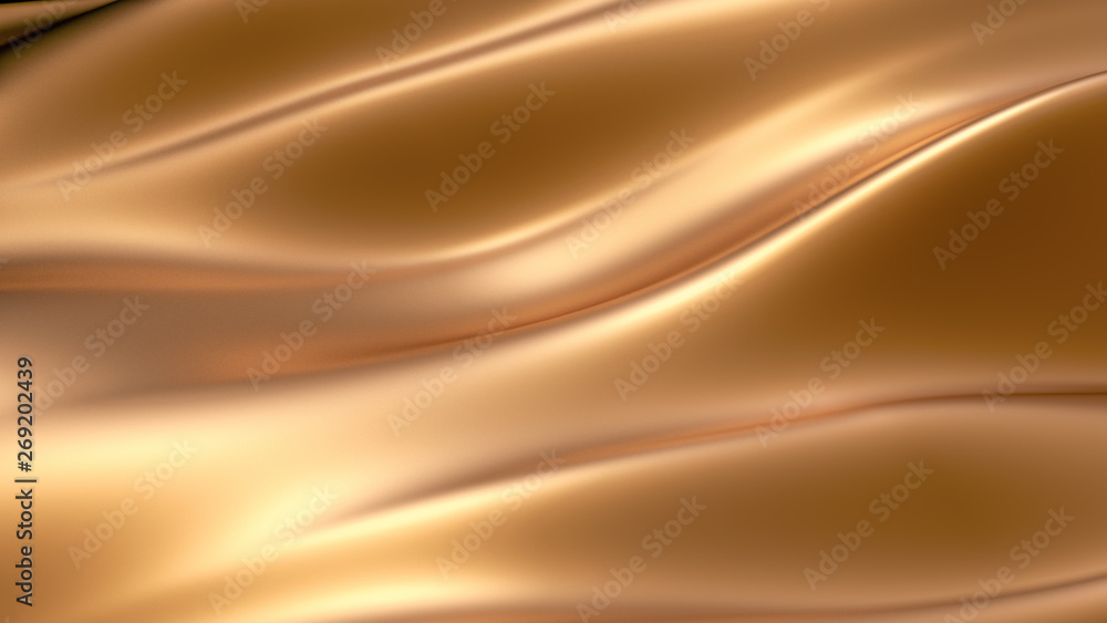 Fototapeta premium Luxury elegant background abstraction fabric. 3d illustration, 3d rendering.