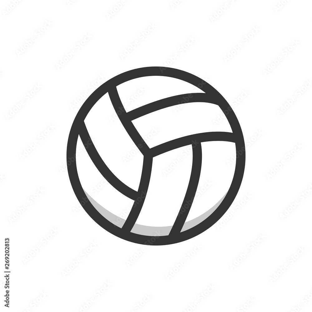 Volleyball ball icon symbol vector Volleyball ball icon symbol vector