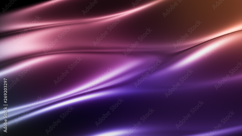 Fototapeta premium Luxury elegant background abstraction fabric. 3d illustration, 3d rendering.