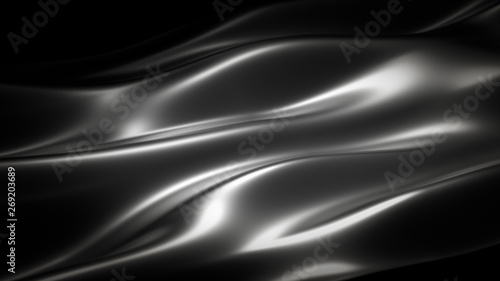 Luxury elegant background abstraction fabric. 3d illustration, 3d rendering.