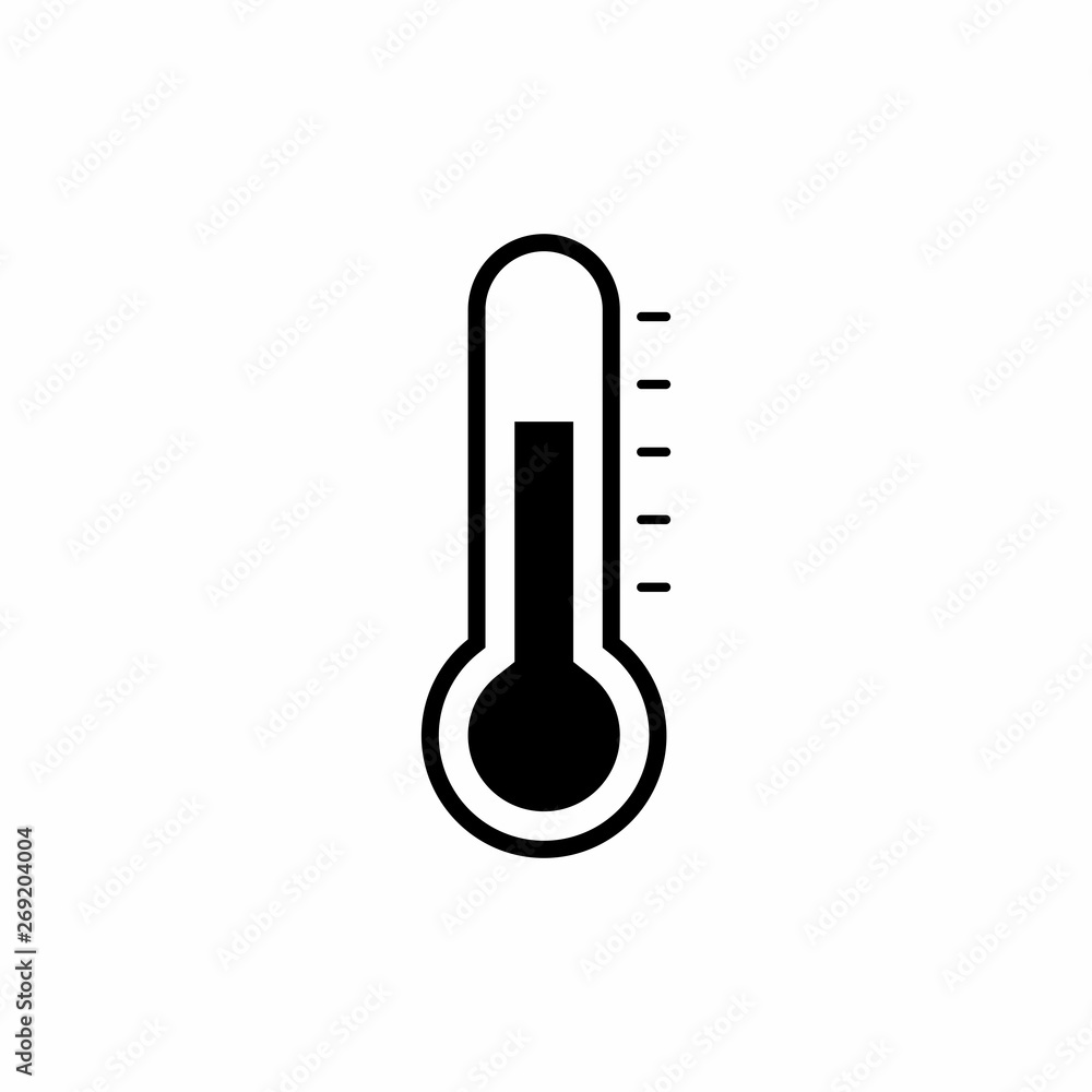 Thermometer icon symbol vector Thermometer icon symbol vector