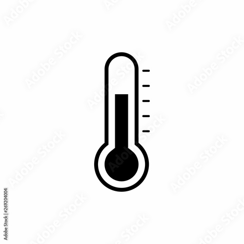 Thermometer icon symbol vector