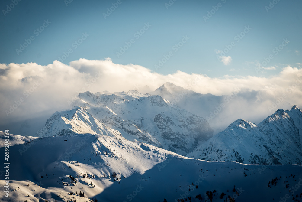 Die Berge von Saalbach Hinterglemm