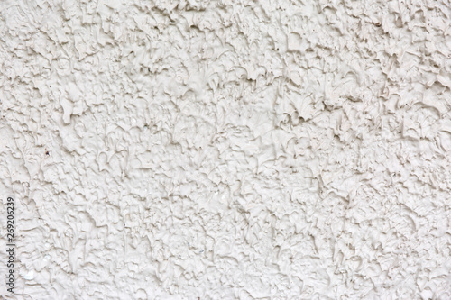 Plaster wall background. Grainy white rough texture.