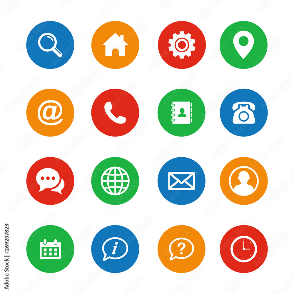 Web icon Set . Set of web icon Design vector Web icon Set . Set of web icon Design vector