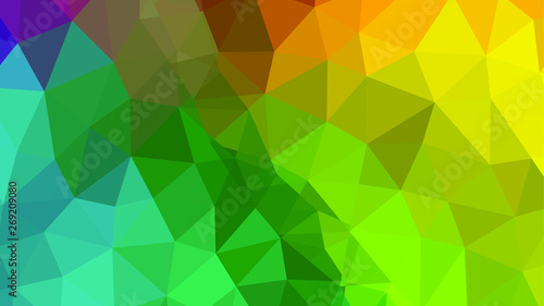 Abstract geometric triangle background, art, artistic, bright, colorful, design. Mosaic, color background. Mosaic texture. The effect of stained glass. EPS 10 Vector