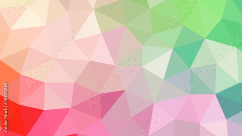 Fototapeta Naklejka Na Ścianę i Meble -  Abstract geometric triangle background, art, artistic, bright, colorful, design. Mosaic, color background. Mosaic texture. The effect of stained glass. EPS 10 Vector