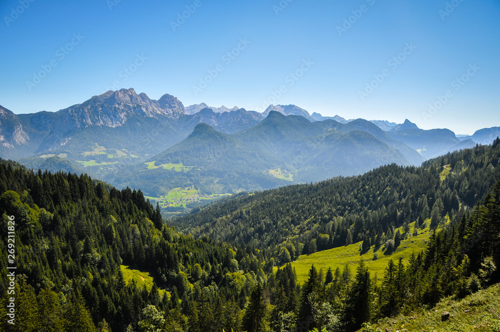 View of the Tirol mountains (Austria) 